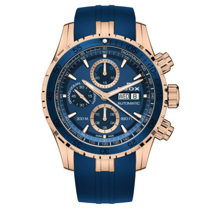 【お試し価格！】 GRAND エドックス OCEAN EDOX | 01123-37RBU5-BUIR5 CHRONOGRAPH エドックス