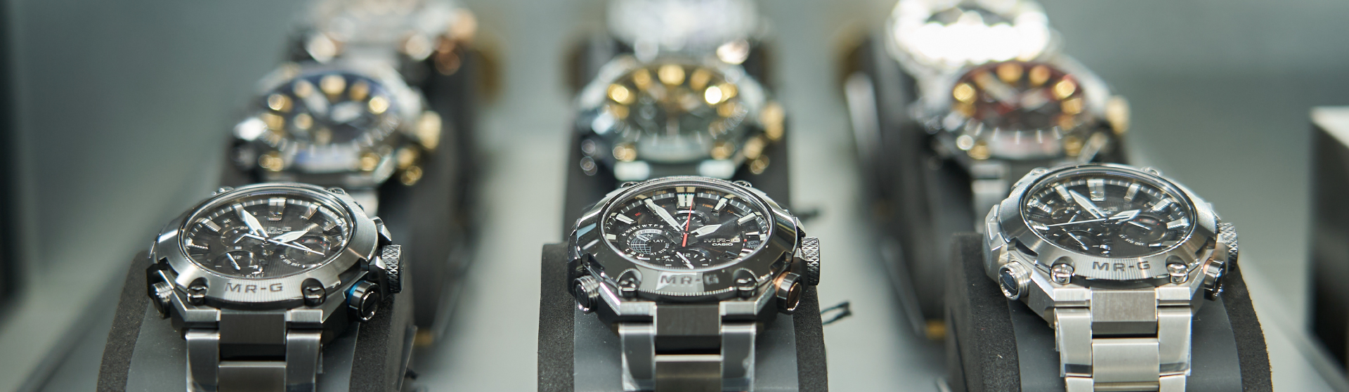 カシオ・G-SHOCKコレクション豪華7本セット！！ 道又時計店 CASIO プレミアムウォッチ フェア | MICHIMATA